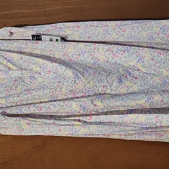 Lauren Ralph Lauren Sleeveless Short Nightgown - Multi Floral - Picture 3 of 5